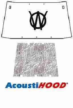 1950-63 Willys Jeep Under Hood Cover with J-082 Willys W