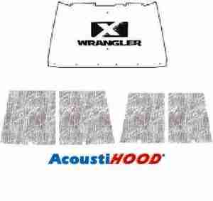 1987-95 Jeep Wrangler YJ Under Hood Cover with J-036 Wrangler X