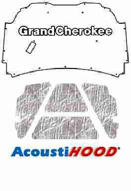 1999 2004 Jeep Grand Cherokee WJ Under Hood Cover with J-008 Grand Cherokeekee