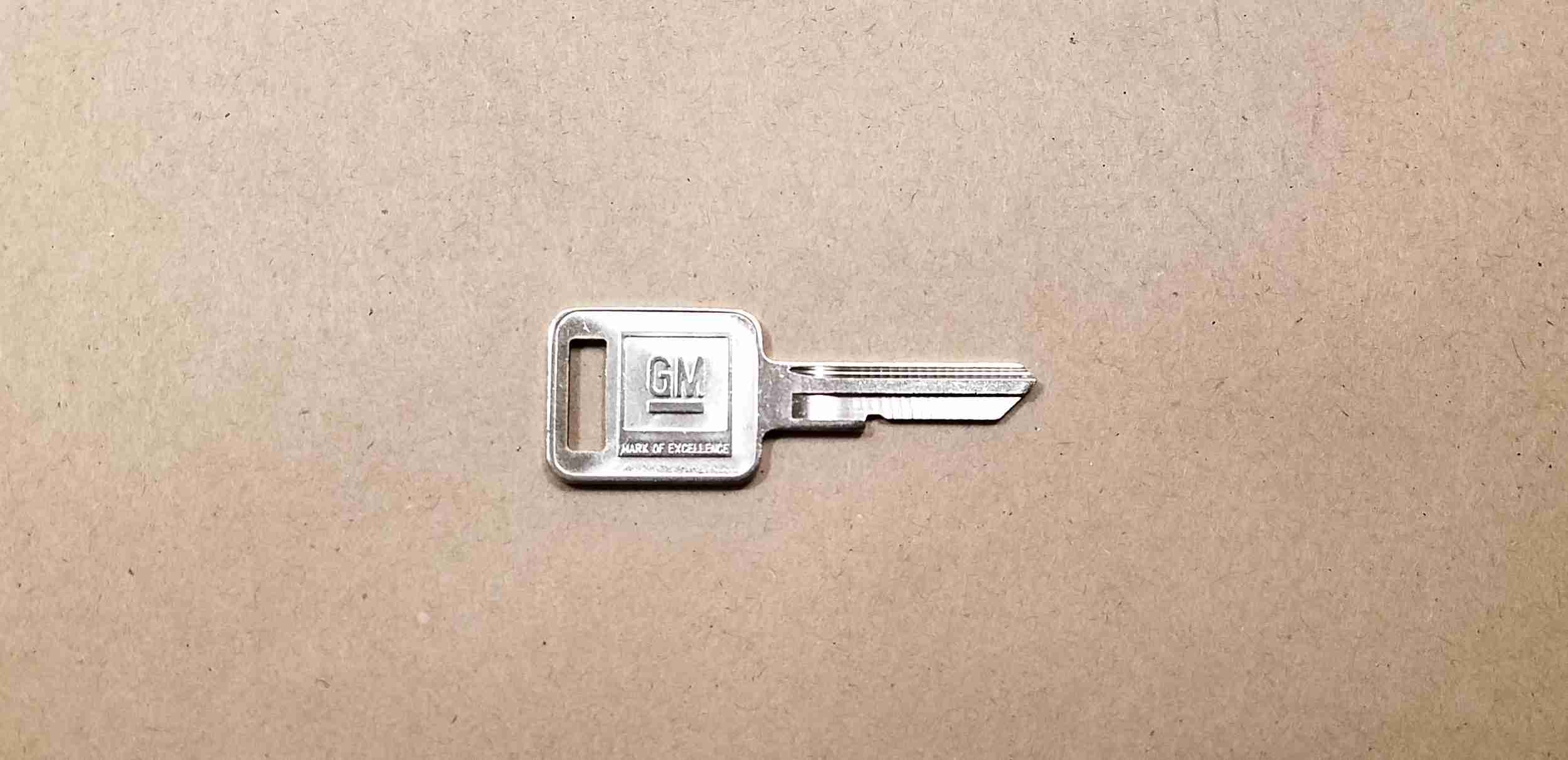 1967 Key Blank GM 1967 1971 1975 & 1979 Square Head