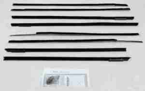 1961-62 AUTHENTIC 8 Piece Felt Kit, Chevy Bel Air 4 Door Hardtop