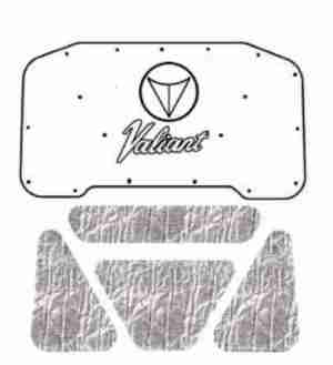 1963-64 Plymouth Valiant Under Hood Cover with MA-010 Valiant