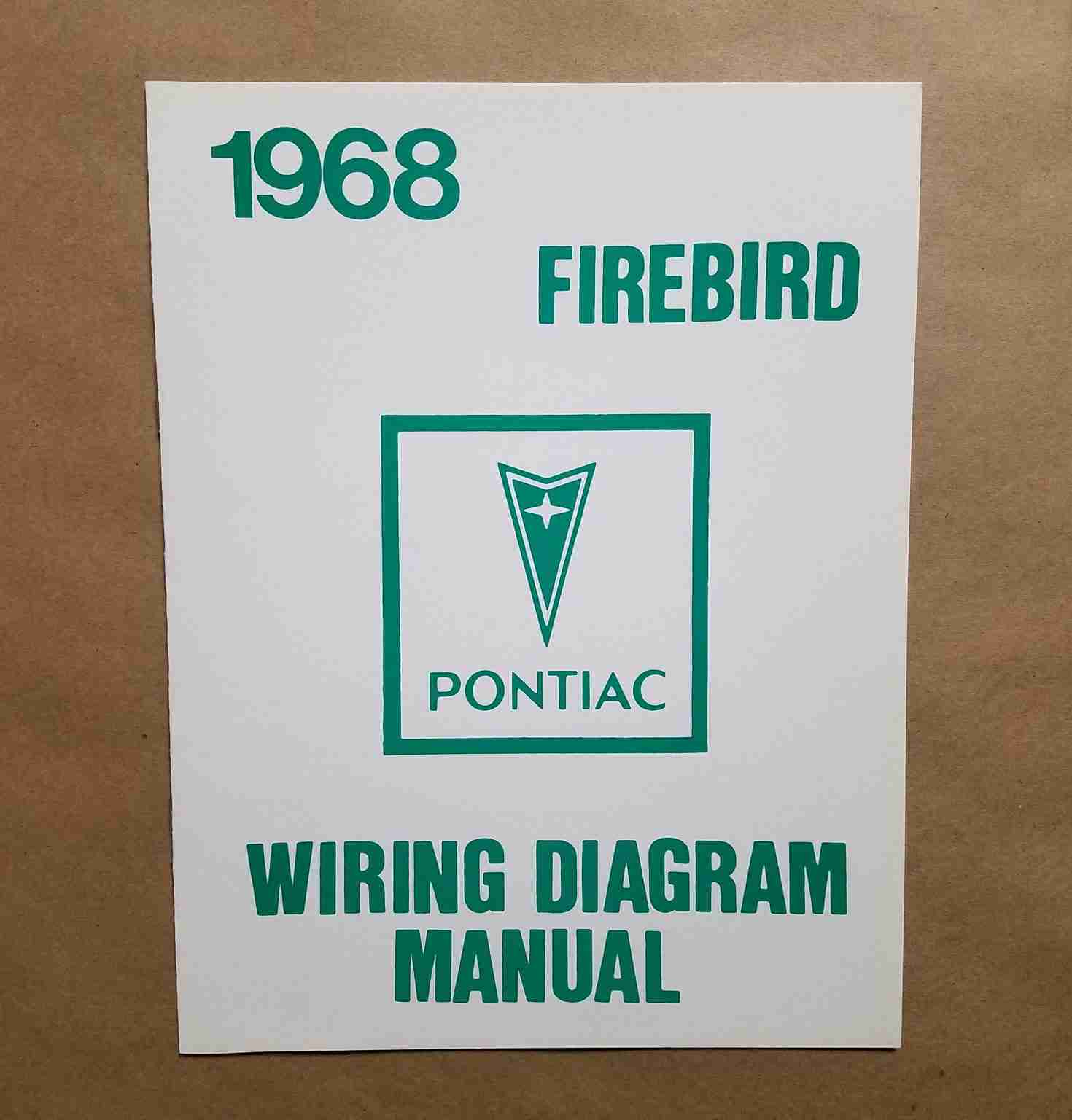 1968 Firebird Wiring Diagram Manual CPR Parts