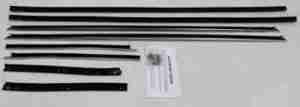 1970-73 REPLACEMENT 8 Piece Felt Kit, Chevy Monte Carlo With Special Molding