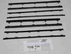 1966-67 AUTHENTIC 8 Piece Felt Kit, Nova & Chevy II 4 Door Sedan