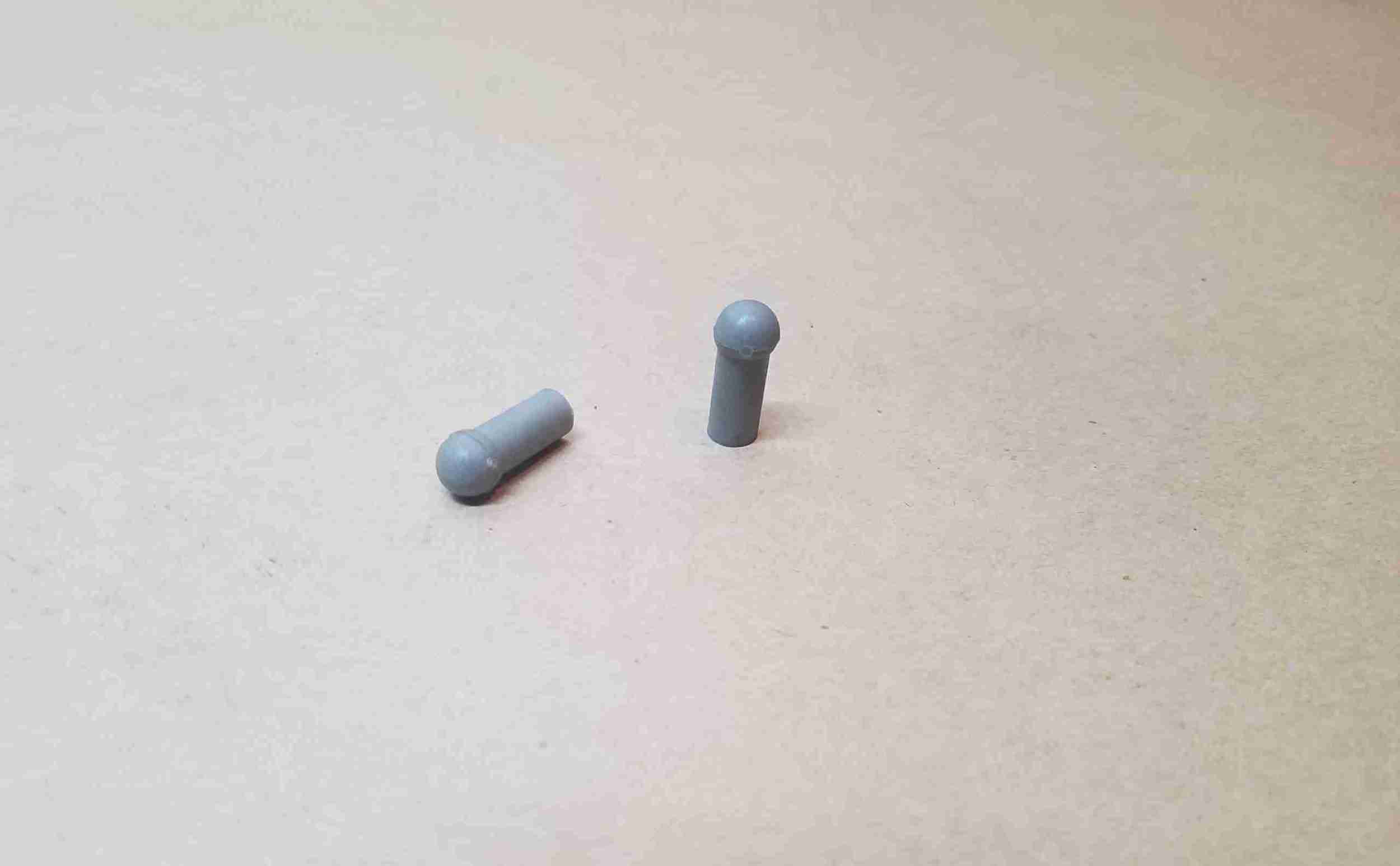 1964-70 Sunvisor Rod Tip, gray, 1964-70 TLMGTO, 1967-69 Firebird, 1964-70 Grand Prix