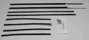 1963-65 Window Weatherstrip 8 Piece Set, Buick Riviera